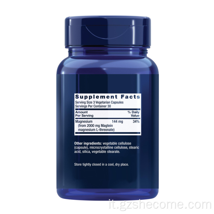 Magnesio l capsule a treonato per sonno cognitivo